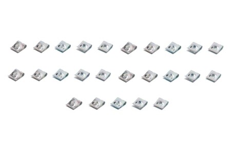 Монтажна пластина (застосування: багато застосувань, кількість штук в упаковці: 25 шт) AUDI BMW SEAT SKODA VW - ROMIX ROM 12623