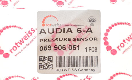 Фото 2 - Датчик тиску наддуву ROTWEISS 059906051