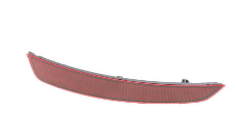 Отражатель бампера (заднего) Skoda Fabia 14- (L) - ROTWEISS 6V6945105