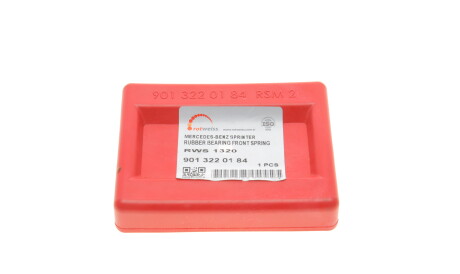 Кронштейн подушки рессоры передней (красный) MB Sprinter 96-06 (R)(повреждено крепление) - ((2D0407104, A9013220184, 9013220184)) ROTWEISS DSC_RWS1320