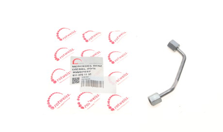 Трубка паливна MB Sprinter/Vito OM646 06- (палив. рейка-форсунка) - ROTWEISS RW07037