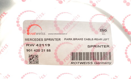 Фото 2 - Автозапчасть ROTWEISS RW42119