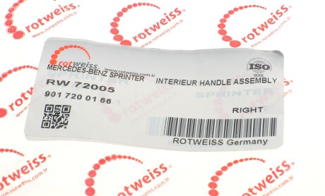 Фото 8 - Ручка / Замок ROTWEISS RW72005