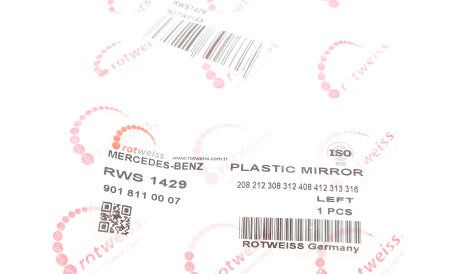 Фото 3 - Дзеркало зовнішнє ROTWEISS RWS1429
