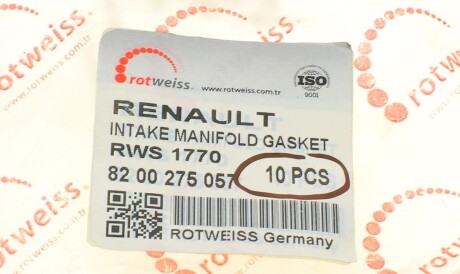 Фото 3 - Прокладка впускного колектора ROTWEISS RWS1770