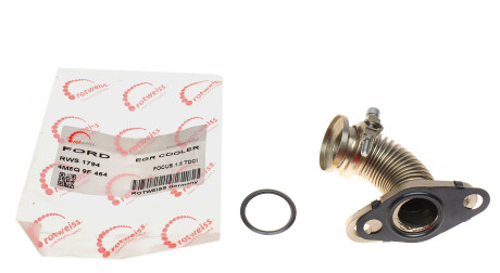 Трубка радиатора рециркуляции ОГ Ford Transit Connect 1.8 Di/TDCI 02-13 - ((1352450, 1354769, 1367256, 1700018, 4M5Q9F464BA)) ROTWEISS RWS1794