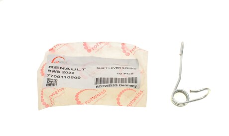 Пружина кулисы КПП Renault Kangoo/Clio/Master/Laguna 98- - ROTWEISS RWS2022