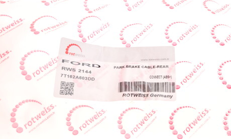 Фото 7 - Трос ручного гальма ROTWEISS RWS2144