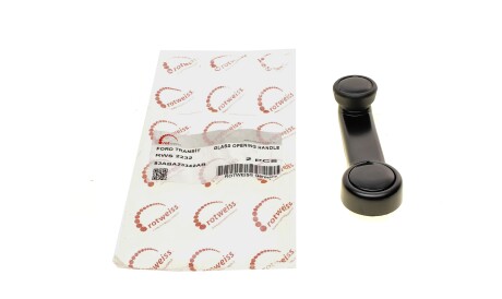 Ручка стеклоподъемника Ford Transit 91-06 (чорная) - ((95VBV23342ABYYF6, 4385009)) ROTWEISS RWS2232