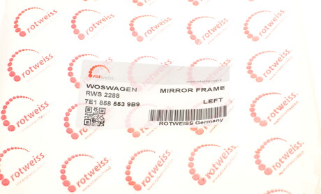 Фото 4 - Дзеркало зовнішнє ROTWEISS RWS2288