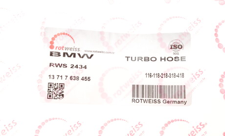 Фото 5 - Патрубок турбины ROTWEISS RWS2434