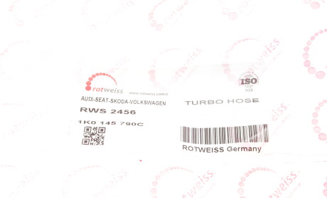 Фото 5 - Патрубок турбіни ROTWEISS RWS2456