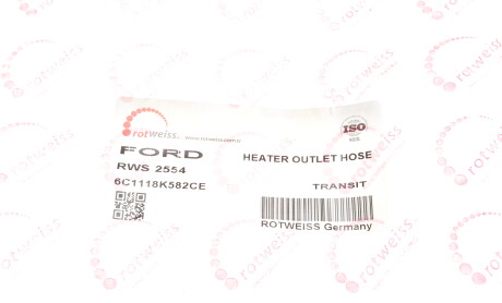 Фото 6 - Патрубок системы охлаждения ROTWEISS RWS2554