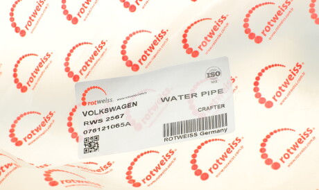 Фото 2 - Патрубок системи охолодження ROTWEISS RWS2567