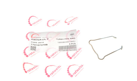 Фиксатор патрубка интеркулера Renault Megane III 1.5 dCi 08- - ROTWEISS RWS2610