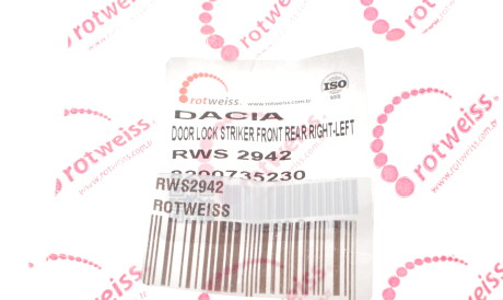 Фото 3 - Автозапчасть ROTWEISS RWS2942