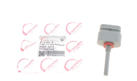 Датчик води в паливному фільтрі Citroen Jumper/Fiat Ducato/Peugeot Boxer 3.0 D/HDi 06- - ROTWEISS RWS3015