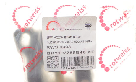 Фото 2 - Елемент кузова ROTWEISS RWS3093