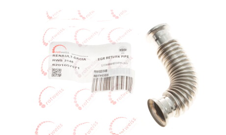 Трубка клапана EGR Renault Kangoo 1.5 dCi 08- - ROTWEISS RWS3148