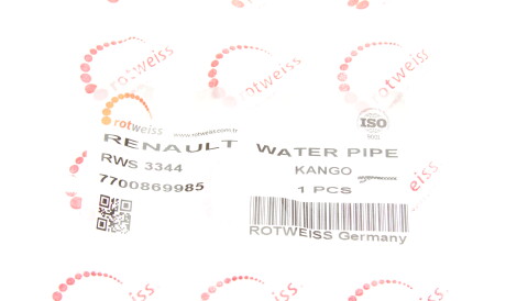 Фото 2 - Патрубок системи охолодження ROTWEISS RWS3344