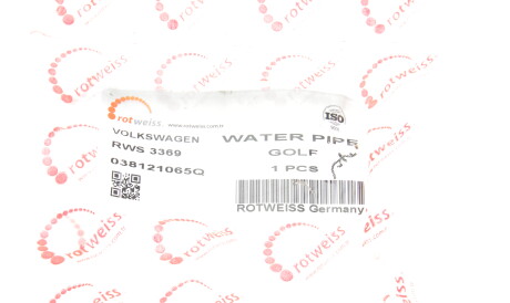 Фото 2 - Патрубок системы охлаждения ROTWEISS RWS3369
