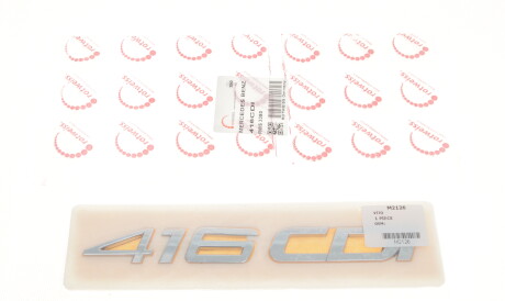 Надпись "416CDI" MB Sprinter 907 - ROTWEISS RWS3380