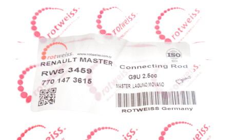 Фото 2 - Шатун двигателя ROTWEISS RWS3459