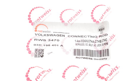 Фото 2 - Шатун двигателя ROTWEISS RWS3470