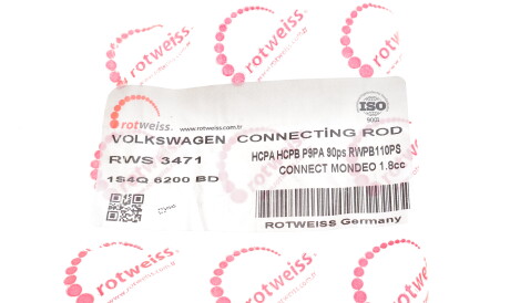 Фото 2 - Шатун двигателя ROTWEISS RWS3471