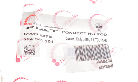 Фото 2 - Шатун двигателя ROTWEISS RWS3475