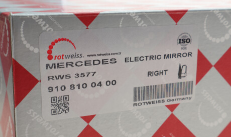 Фото 2 - Дзеркало зовнішнє ROTWEISS RWS3577