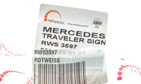 Фото 2 - Сайлентблок підвіски ROTWEISS RWS3597