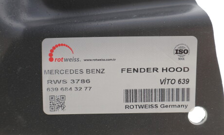 Фото 2 - Арка колесная ROTWEISS RWS3786