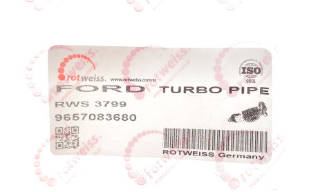 Фото 2 - Патрубок турбины ROTWEISS RWS3799