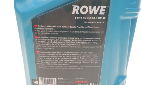 Фото 2 - Моторна олива 5W-40 Special G 5L ROWE 20118005099