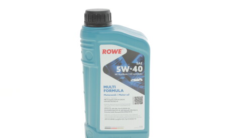 Моторное масло Hightec Multi Formula 5W-40, 1 л - ROWE 20138001099