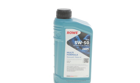 Моторна олива Hightec Multi Formula 5W-50, 1 л - ROWE 20148001099