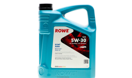 Олива 5W30 HIGHTEC SYNT RS ASIA (5L) (ACEA C3/API SN) - ROWE 20245-0050-99