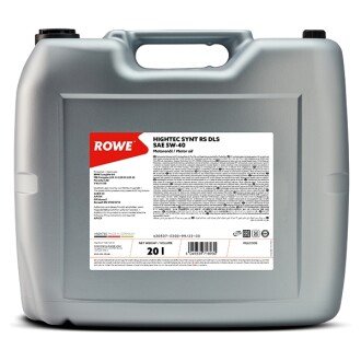 Моторна олива Hightec Synth RS DLS 5W-40, 20 л - ROWE 20307020099 (фото 1)