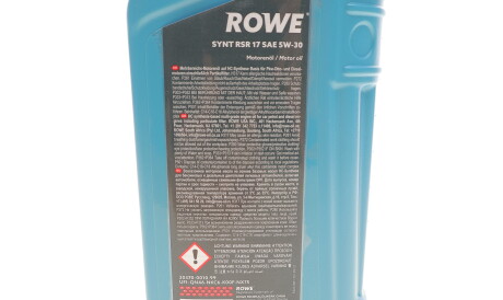 Фото 2 - Моторна олива 5W-40 Special G 5L ROWE 20370001099