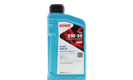 Масло 5W30 HIGHTEC SYNT RSS 03 (1L) (MB 229.31/229.51) (ACEA C2/C3/API SP) - ROWE 20372-0010-99