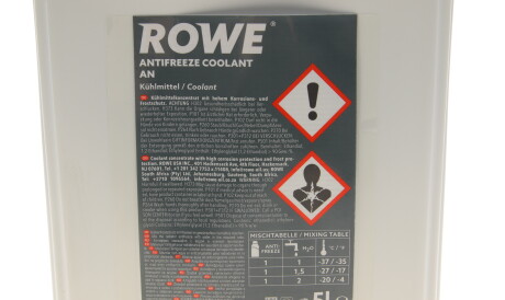 Фото 2 - Охлаждающая жидкость (антифриз) ROWE 21010-0050-99 (21010005099)