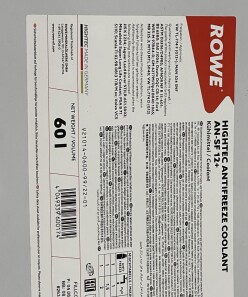 Фото 2 - Охолоджуюча рідина ROWE 21014-0600-99 (21014060099)