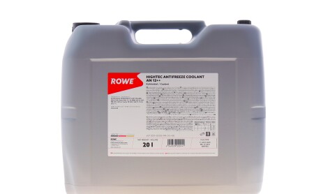 Антифриз (фиолетовый) G12++ (20L) HIGHTEC ANTIFREEZE COOLANT AN 12++ (концентрат) - ROWE 21033-0200-99