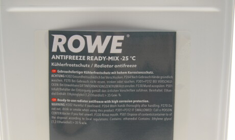 Фото 2 - Охлаждающая жидкость (антифриз) ROWE 21041-0050-99 (21041005099)