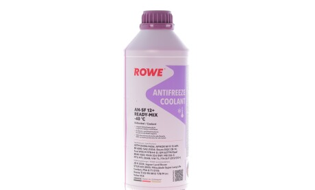 Антифриз (фиолетовый) G12/G12+ (1.5L) AN-SF 12+ READY-MIX -40°C HIGHTEC ANTIFREEZE - ROWE 21073-0015-99