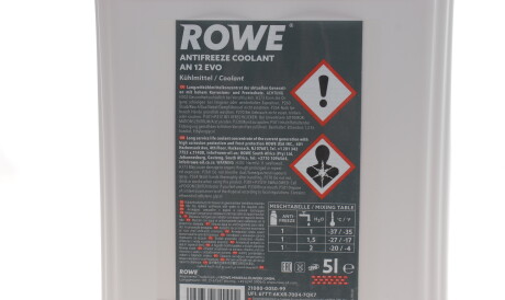 Фото 2 - Охолоджуюча рідина ROWE 21080-0050-99 (21080005099)