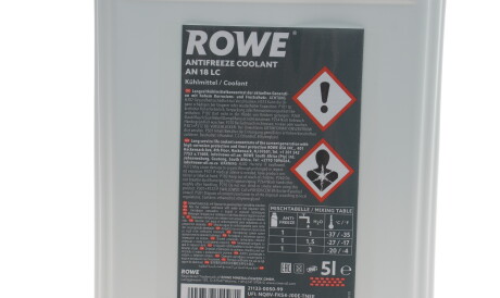 Фото 2 - Охолоджуюча рідина ROWE 21133-0050-99 (21133005099)