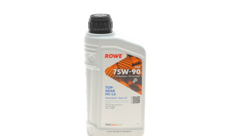 Олива 75W90 HIGHTEC TOPGEAR HC-LS (1L) (MIL-L 2105D) (API GL-4/GL-5/GL-5 LS) - ROWE 25004-0010-99