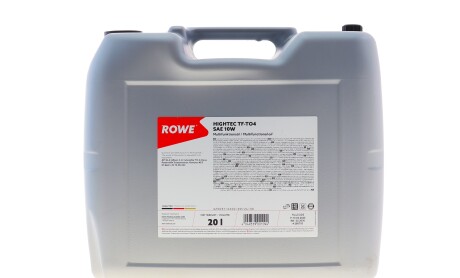 Масло трансмиссионное TF-TO4 SAE 10W (20L) (API GL4/ZF TE-ML 03C) - ROWE 25031-0200-99
